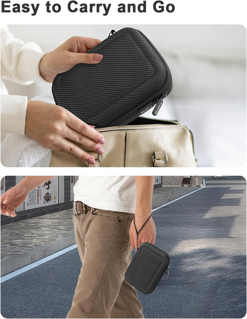 Krypthos Diabetic Supplies Travel Case, Carrying Case for Diabetes Blood Glucose Meter, Portable Diabetes Testing Kit