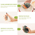 YEGAME 3 Pack Herbal Wildflower Kitchen Scrub Sponges, Pop-up Kitchen Cleaning Sponges Reusable Dish Washing Sponges