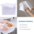 SINLAND Wholesale Microfiber Dish Cloth, 10 Pack 12 Inch x 12 Inch Kitchen Cleaning Cloths with Poly Scour Side