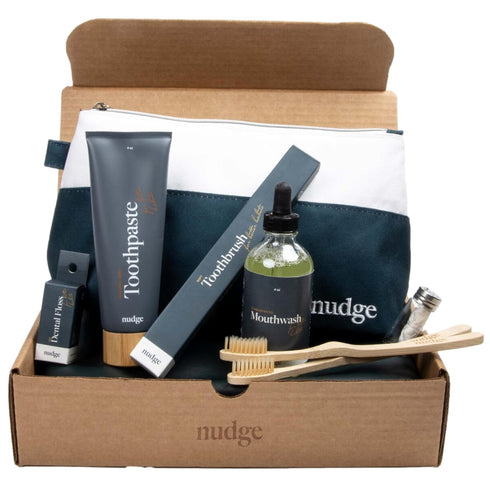 Nudge Nano Hydroxyapatite Toothpaste, Orange Mint, 4 oz, Ideal for Dry Mouth, Fluoride Free, Anti Nausea