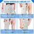 Nvorliy Plus Size Knee Brace for Pain Relief, Extra Large Adjustable Support with Side Stabilizers (3XL/4XL, Grey)