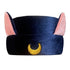 Ziper Cute Cat Usagi Moon Cosmetic Hairband - Shower Headband, Blue