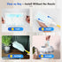 50 Count Heavy Duty Duster Replacement with 1 Handle, 180° Multi-Surface Feather Duster Refills Compatible with Swiffer