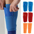PAKHUDB 1 Sleeve(Orange,M(8-13Y)) Calf Compression Sleeves Pair Football Shin Guard with Pocket Adults Teens