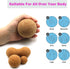 Rreadean Set Stress,Set 3 5.4"*2.4"+2.4"+1.7" Cork Massage Ball for Fascia Release After Exercise, Yoga,Trigger Point