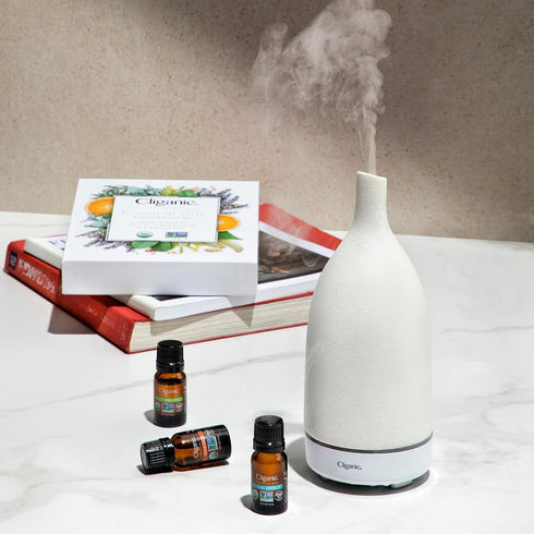 Cliganic Organic Peppermint Essential Oil, 100% Pure Natural Undiluted for Aromatherapy, Non-GMO Verified
