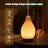 inrorans 160ml Setting &7 Art Glass Essential Oil Diffuser - Ultrasonic Cool Mist Scent Aroma Aromatherapy Diffuser