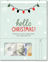 Holiday Card | Zip-Open Money Holder with Clear Plastic Window for Cash, Check, & Gift Card (Penguin)