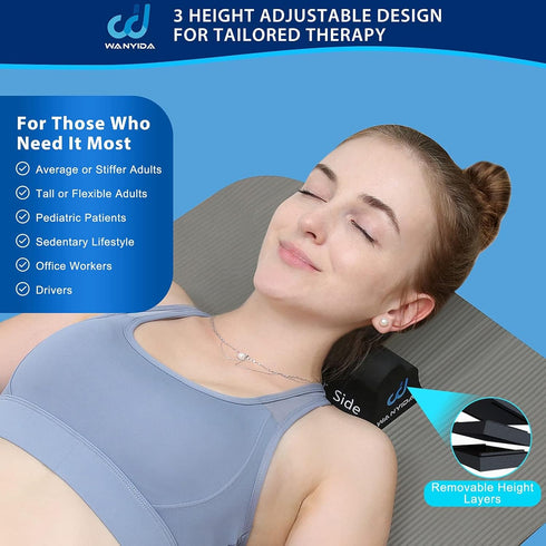 WANYIDA Neck and Shoulder Relaxer - Neck Stretcher Chiropractic Pillows for Pain Relief, Cervical Traction Device