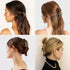 Small Gold Hair Clips, 10 Pack Mini Hair Claw Clips for Women, Metal Hair Accessories for Thick Thin Hair