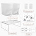 Mozabol Set, 100oz (3L) Stand2 Laundry Detergent Dispenser Easy-Pour Leak-Proof Bottles with Spout Plug Caps,Measuring