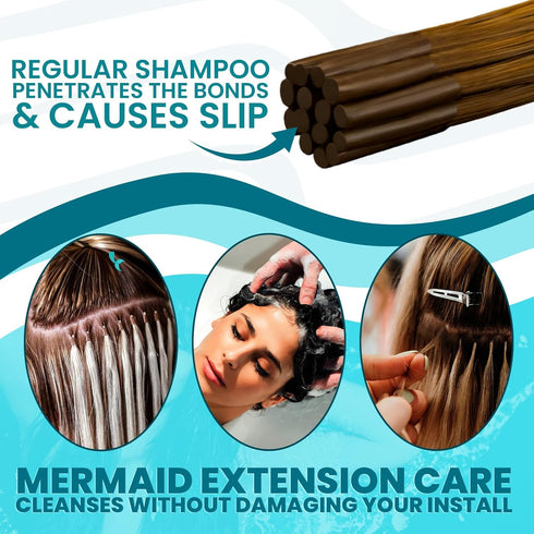 Seatox Oil & Sulfate Free Deep Cleansing Clarifying Shampoo - Safe for Hair Extensions, Detoxify and Restore Shine