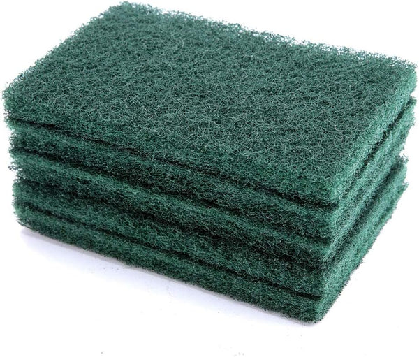 Jwthee 5Pcs/Set Scourer Scouring Pad, Heavy Duty Scour Pads Sponge Dish Scrubber Non-Scratch