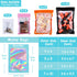 150-pack Holographic Mylar Bags with Clear Window, Resealable Foil Pouches for Food Storage, 7" x 10"
