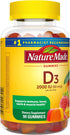Nature Made Vitamin D3 2000 IU (50 mcg) - 90 Gummies for Bone, Teeth, Muscle, and Immune Health