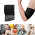 Yuelong Tattoo Grip Tape, 8Pcs Black Cohesive Wrap Tape, Self-Adherent for Tattoo Machine Accessories