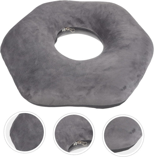 Comfortable Memory Foam Wheelchair Cushion for Bed Sores - Breathable & Washable