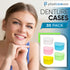 Denture Cases 30 Bulk Pack Dental Box for Artificial Teeth Mouth Guard Retainer Travel Cup