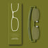 IF Compact Lenses Readers Slim Flat-Folding Unisex Reading Glasses, Olive