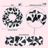 WILLBOND 20 Pieces Cow Print Scrunchies, Women Elastic Silk Satin Hair Ties, Ponytail Holder for Team Party