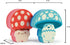 Set 2, Genuine Fred Fun Guys, Mushroom Kitchen Sponges, of Multicolored