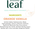 Hydroxyapatite Toothpaste in Orange Vanilla Flavor - REDMOND Leaf