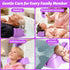 Hair Washing Station for Kids, Portable Hair Washing Basin for Sink or Bathtub, Silicone Shampoo Bowl with Rinse Cup