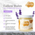 Honey and Tallow Balm - Lavender Body and Face Moisturizer - 100% Grass Fed Beef Tallow - 4 Ounces
