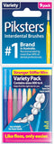 Piksters Interdental Brushes, Variety Pack Size 000-6. Find The Right Size for
