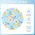25pcs Waterproof Adhesive Sensor Covers for Libre 2/3, Floral Pattern CGM Tape, Sweatproof Stickers