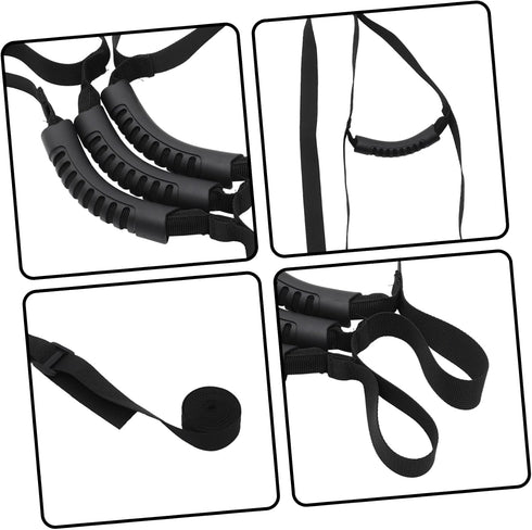HEATSHAKING Physical Therapy Strap Mattress Riser Bed Ladder High-Grade Material Comfortable Hand Grips