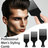 3pcs Wide Comb Set, Black Barber Hair Wide-tooth Combs for Thick Hair Styling, Plastic Molding Hairdressing Tools