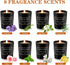 Qizeion 8 Pack Set 3.5oz Candles for Home Scented Aromatherapy Candles Gifts for Women Soy Wax Long Lasting Jar Candles