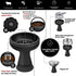 Hookah Bowl, Silicone Phunnel Bowl, Perfect Fit Charcoal Holder, Black Shisha Bowl Replacement for Clay Bowls