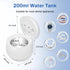 Ultrasonic Retainer Cleaner Machine, 45kHz Deep Cleaning for Dentures, Aligners, Mouth Guards, 200ML Portable