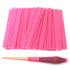 Honbay 100PCS Reusable Makeup Brush Protector Mesh Cover for Makeup Brushes, Paint Brushes, Handbag Tassels (Pink)