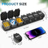 Toollygozz 7 Extra Large Weekly Pill Organizer - XL Vitamin Holder with Detachable Compartments, Portable Medicine Pill