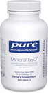 Pure Encapsulations Mineral 650, Hypoallergenic Combination of Balanced Chelated Minerals, 180 Capsules