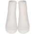 NuVein Padded Low Cut Socks, X-Small, 8-15 mmHg Light Compression, Cushioned Ankle Length for Sensitive Feet