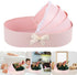 Ipetboom Packaging Cradle Floral Arrangement Box Light Color Fresh Flower Wrapping Box for Shower and First Birthday
