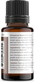 Viva Doria Organic Ceylon Cinnamon Bark Oil - 100% Pure, Natural, Undiluted Food Grade - 15 ml (0.5 Fl Oz)