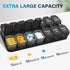 Toollygozz 2 7 Extra Large Weekly Pill Organizer - Waterproof Pill Box Times a Day, Day Am Pm Medicine Pill Organizer
