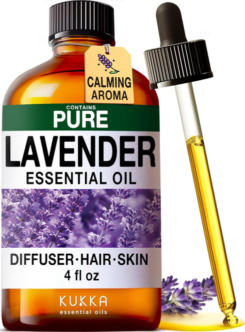 Set Set 2x4 oz Patchouli Essential Oil for Diffuser & Lavender Oil Essential Oil for Diffuser - Aromatherapy Grade