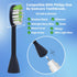 Toothbrush Replacement Heads for Philips One Series Sonicare - 10 Pack, Soft Bristles, Navy Blue
