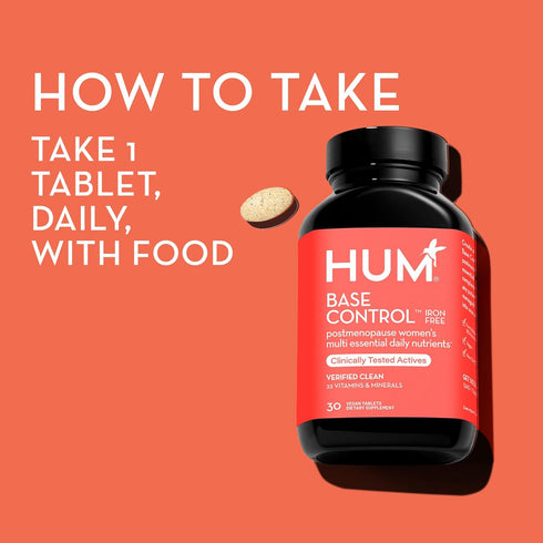 HUM Base Control - Daily Women's Minerals with B Complex, Vitamin C, 22 Micro-Nutrients