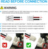 JLJLUP 4pcs 3.7V 3000mAh 1S 1C JST1.25mm ESP32 Lithium Polymer Rechargeable Battery LiPo Battery with Connector