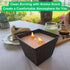 Set,Citrus Pack 2,Long 2 Lemon Grapefruit Scented Candles Candles of Burning Large Candle Buckets Soy Wax