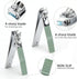 Professional Nail Clipper Pedicure Set | 12 Pieces Manicure Kit with Luxurious Travel Case, Gifts for Men and Women