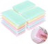 Kitchen Dishwashing Sponge Individually Wrapped, Mesh Net Scouring Pad, Odor-Free, Multicolor Pack of 10 for Travel