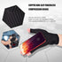 Copper Wrist Compression Arthritis Gloves (1 Pair), Fingerless Glove with Adjustable Strap for Hand Pain Relief, Fits